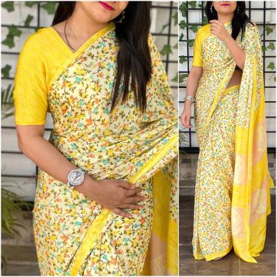 IPL By At Fancy Crape Silk Saree Collection